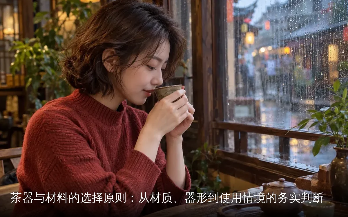 茶器与材料的选择原则:从材质、器形到使用情境的务实判断
